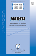 March Unison/Two-Part choral sheet music cover